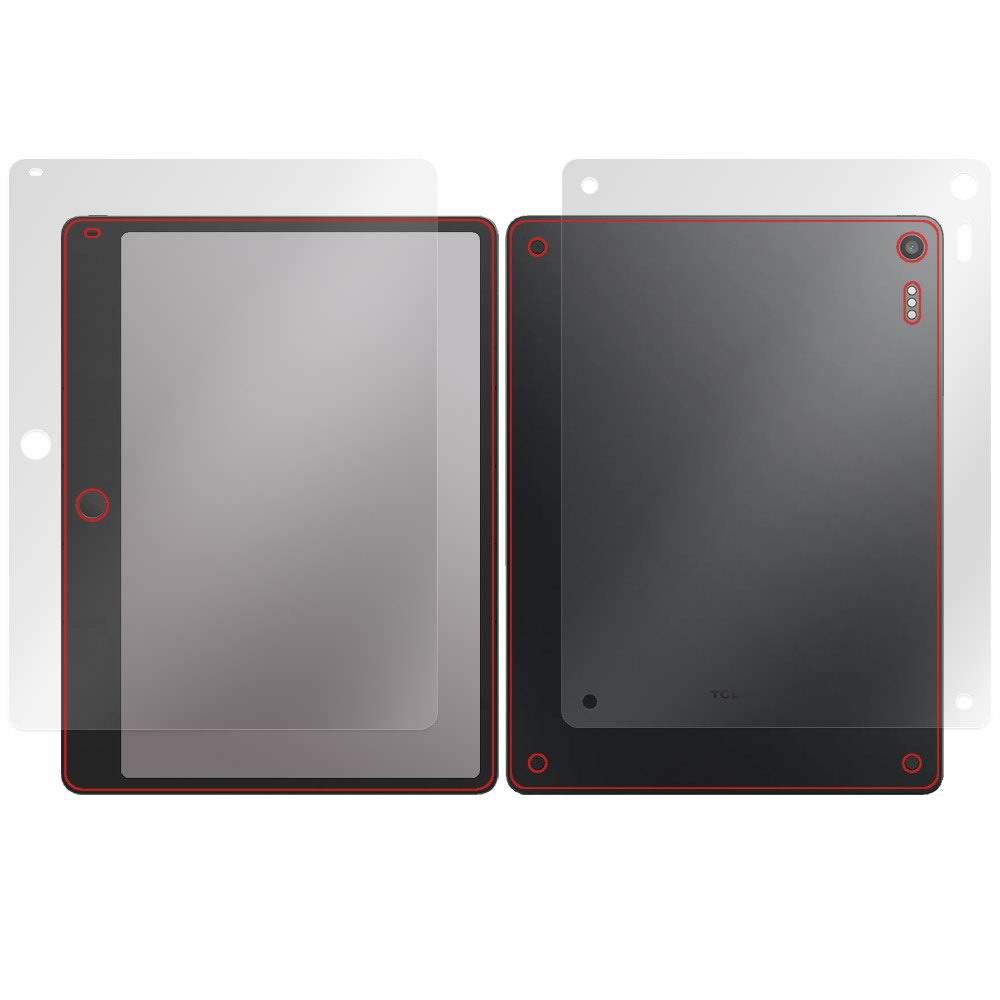 TCL Note A1 NXTPAPER 表面・背面セットの保護フィルム