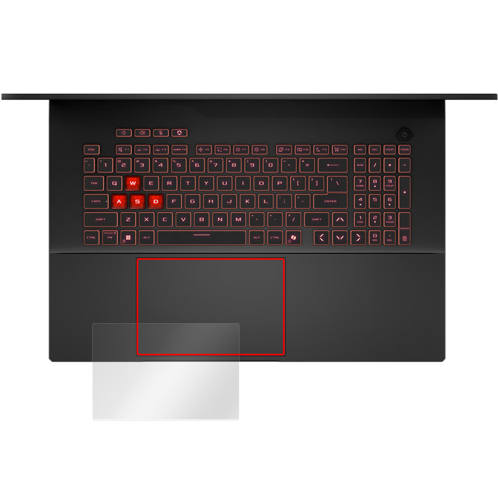 ASUS TUF Gaming A18 (2025) タッチパッド用保護フィルム