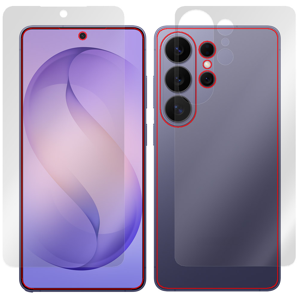 Galaxy S26 Ultra SM-S948Q / SC-53G / SCG37 / SM-S948Z / SM-S948C 表面・背面セットの保護フィルム