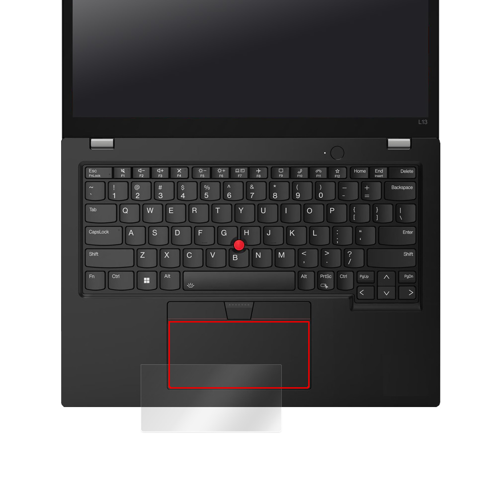 Lenovo ThinkPad L13 Gen 4 13.3型 タッチパッド用保護フィルム