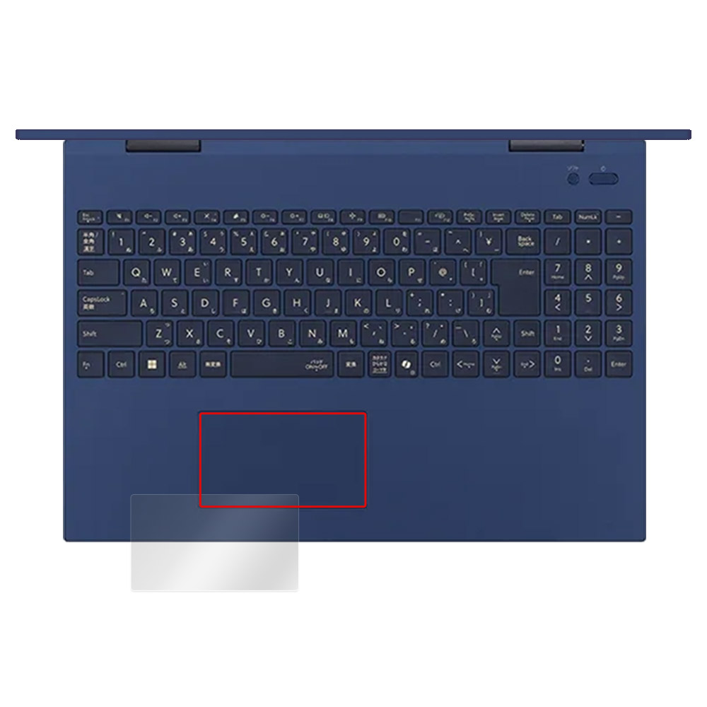 LAVIE N16 / Direct N16 16型ワイド・2026年 / 2025年モデル タッチパッド用保護フィルム