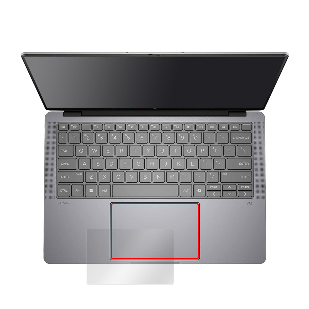 HP ZBook Ultra G1a 14inch Mobile Workstation タッチパッド用保護フィルム