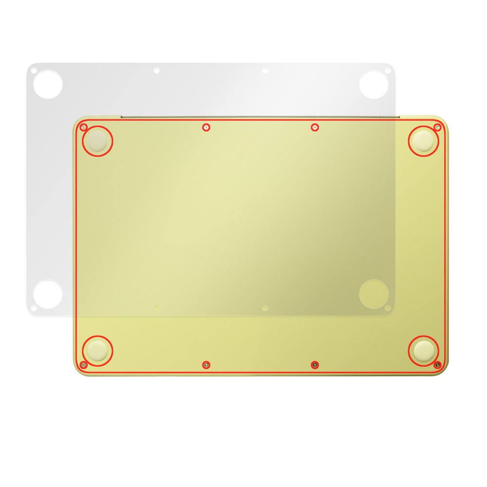 MacBook Neo A18 Pro (2026年3月発表モデル) 底面保護フィルム