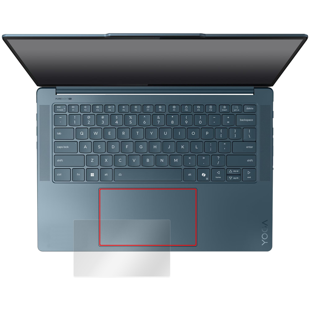 Lenovo Yoga Pro 7 Gen 10 14.5型 AMD タッチパッド用保護フィルム