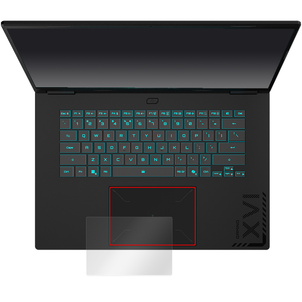 GIGABYTE GAMING A16 GA6H タッチパッド用保護フィルム