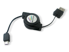 保護フィルム リトラクタブル USBケーブル(Micro-USB Bタイプ)