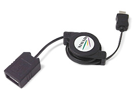 保護フィルム リトラクタブル Micro-USBホストケーブル(Aコネクタ)