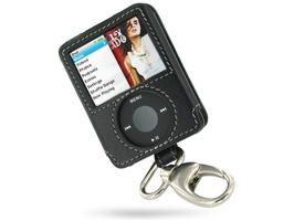 PDAIR レザーケース for iPod nano(3rd Gen) ホルダー付 スリーブタイプ